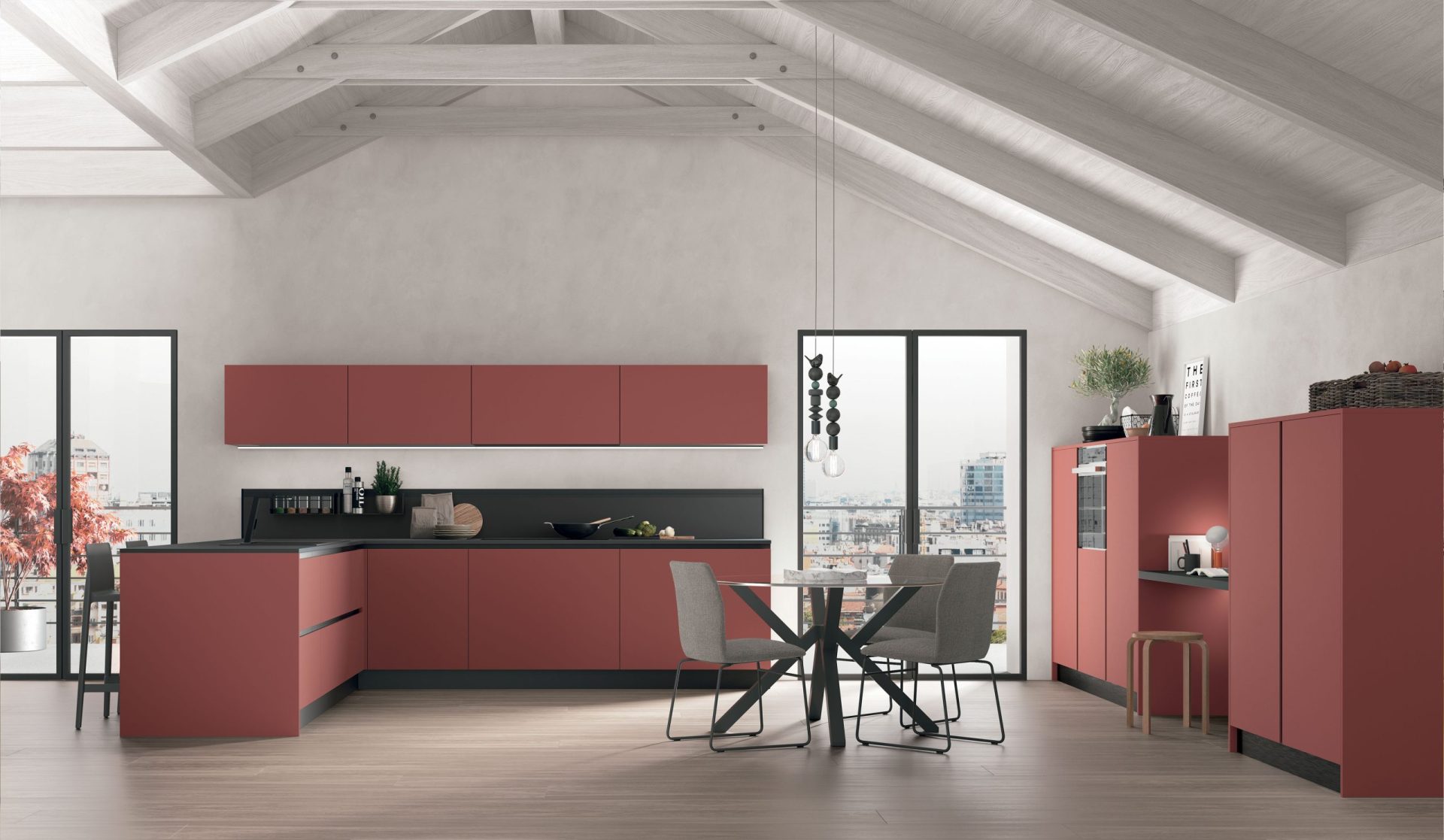 Young, Modern Kitchen Cabinet, Italian Kitchen Cabinets